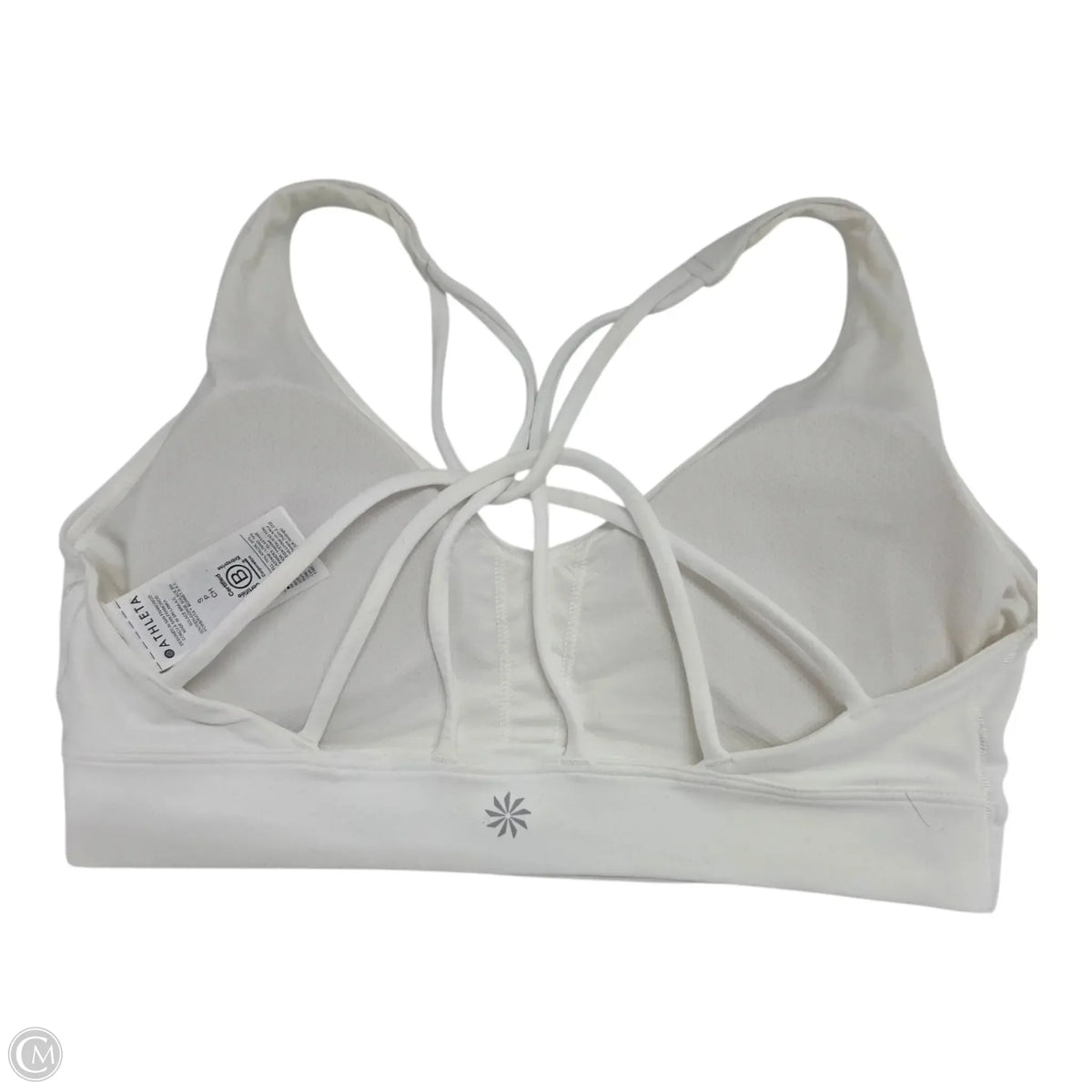 Athletic Bra By Athleta In White, Size: S