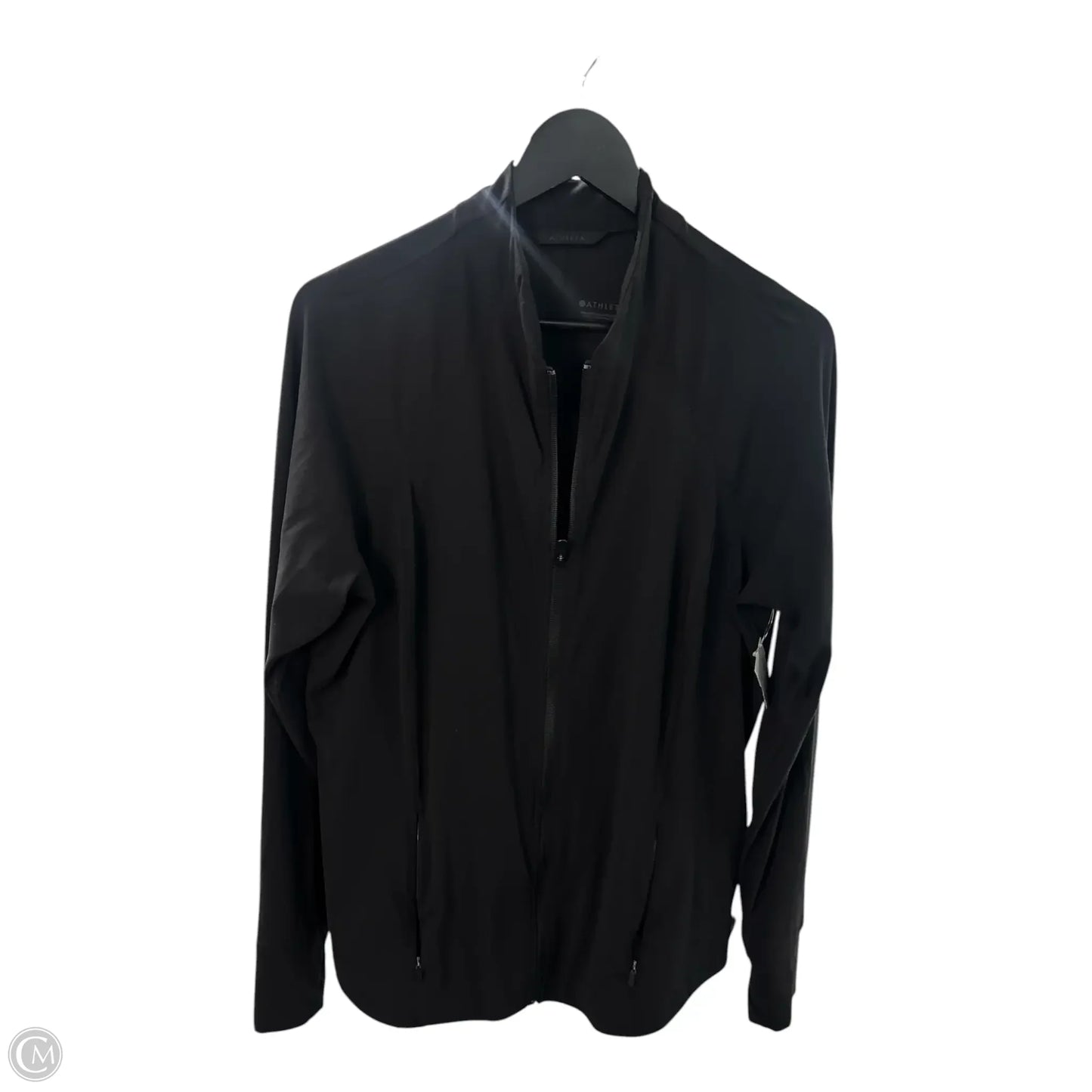 Athletic Jacket By Athleta In Black, Size: 1x