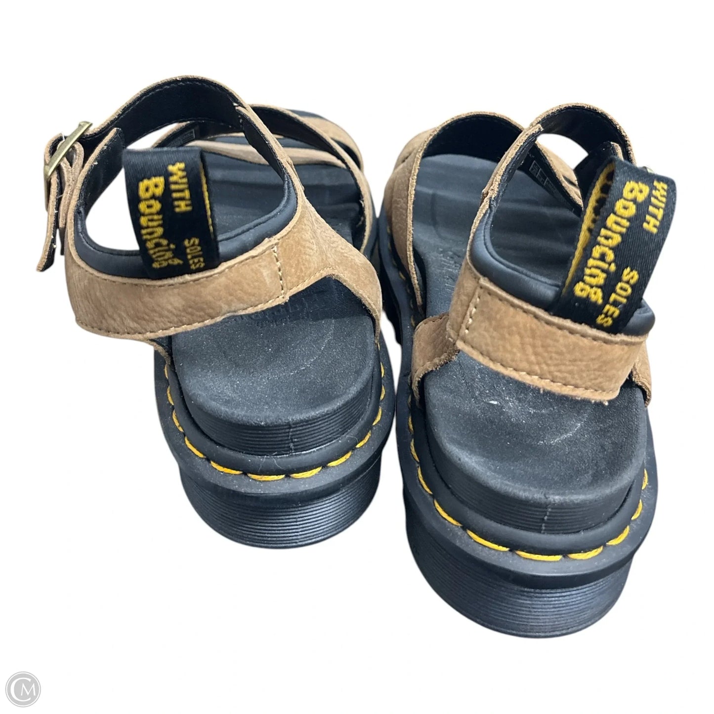 Sandals Designer By Dr Martens In Tan, Size: 9