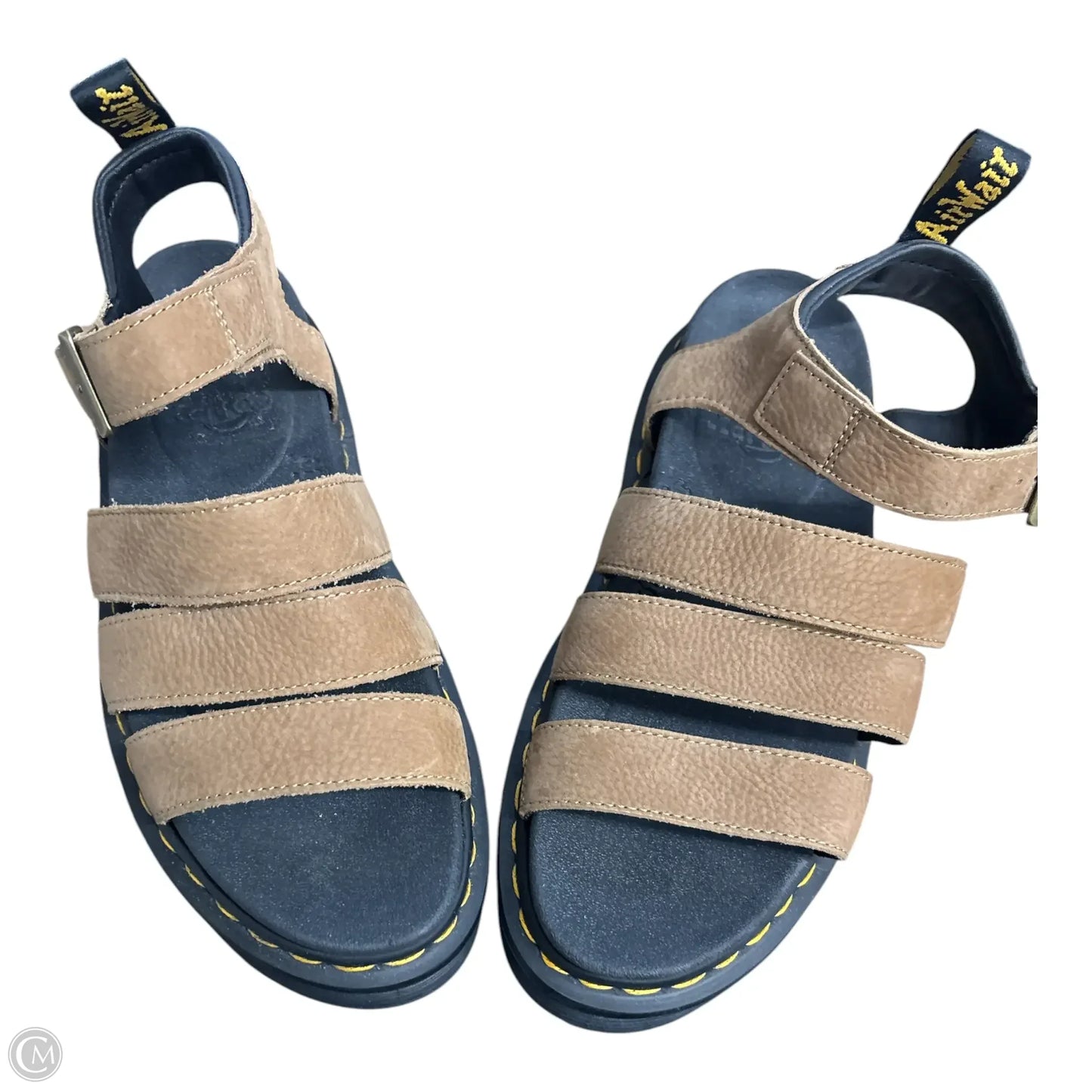 Sandals Designer By Dr Martens In Tan, Size: 9