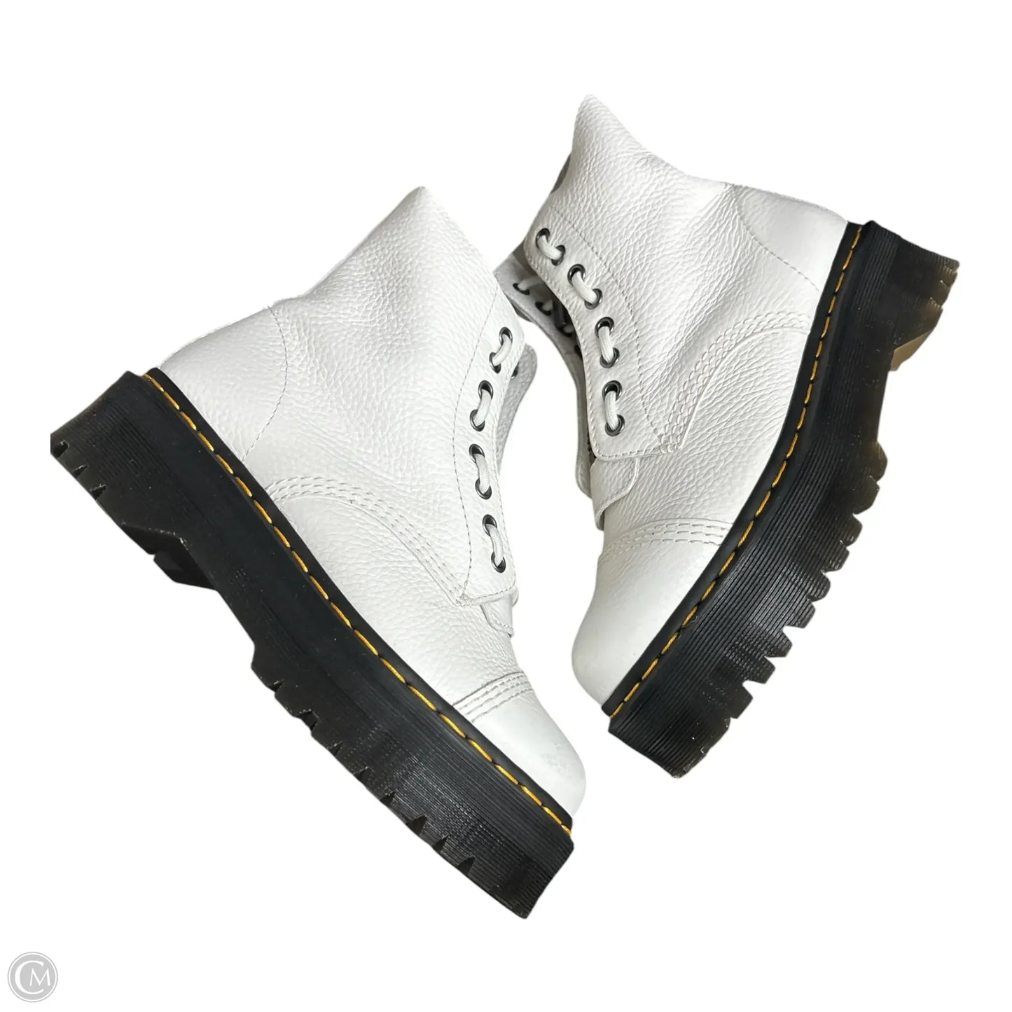 Boots Designer By Dr Martens In White, Size: 9