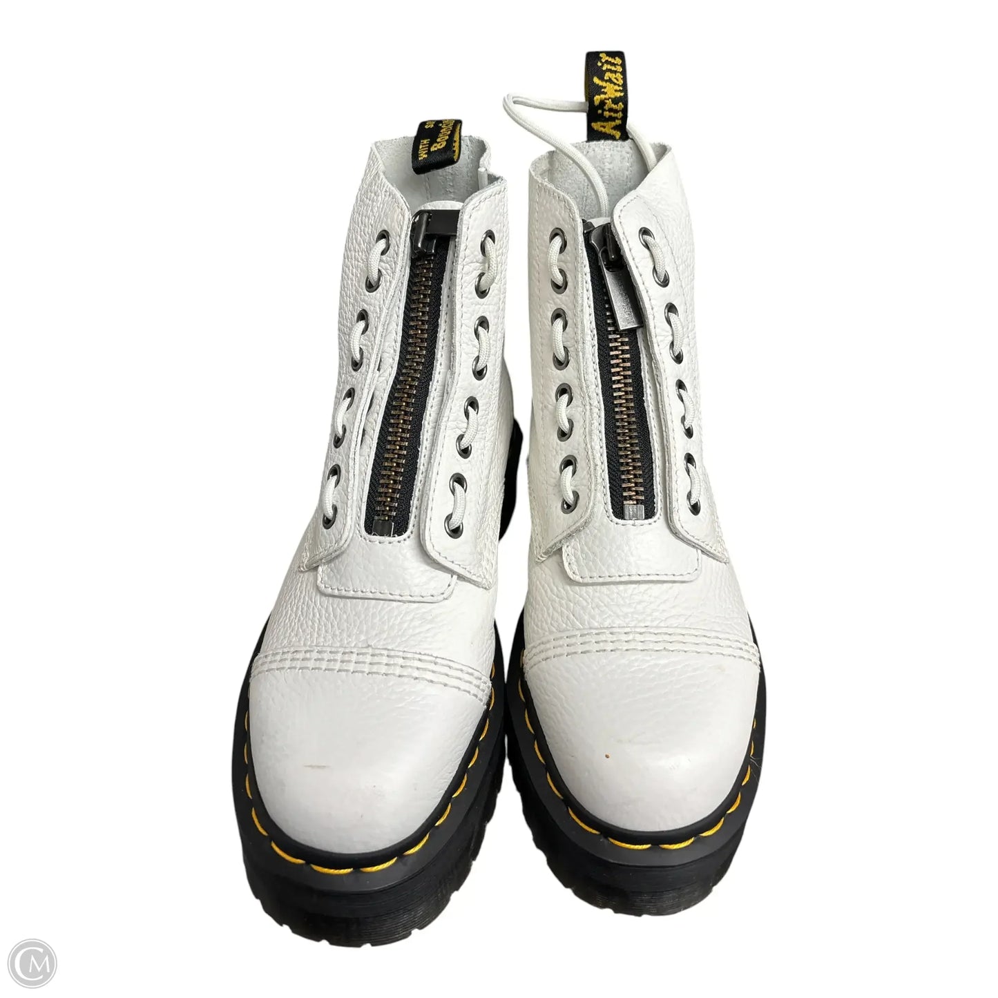 Boots Designer By Dr Martens In White, Size: 9