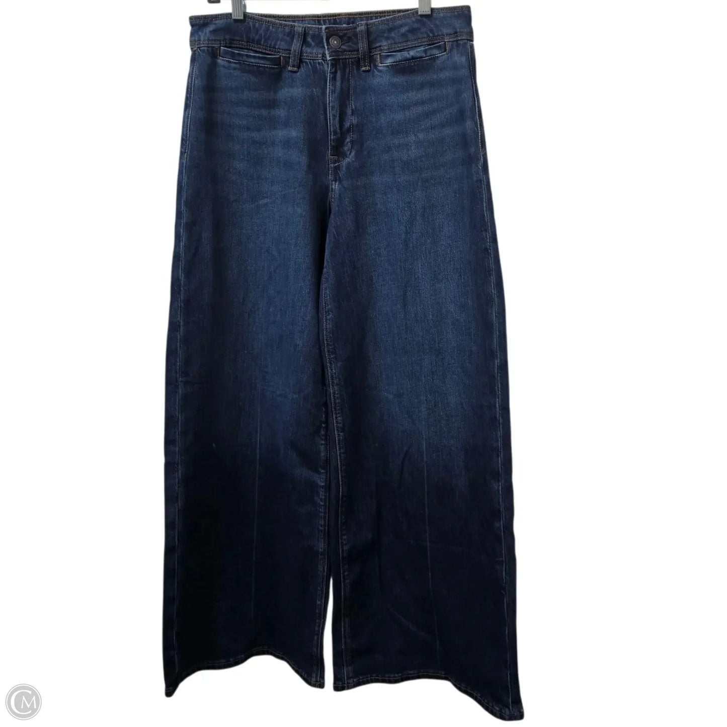 Jeans Wide Leg By American Eagle In Blue, Size: 8
