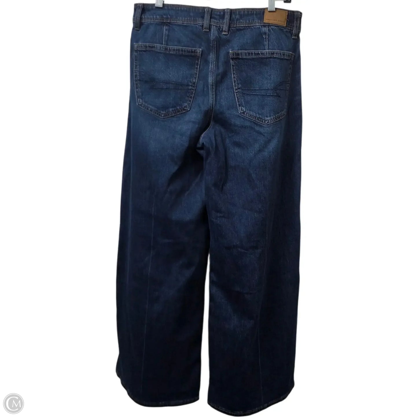Jeans Wide Leg By American Eagle In Blue, Size: 8