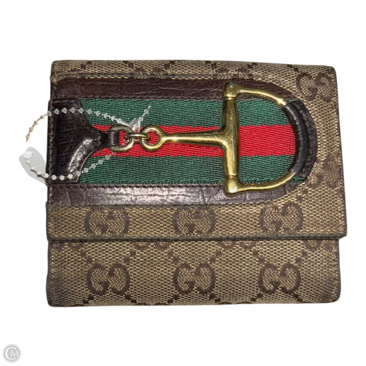 Wallet Luxury Designer By Gucci, Size: Medium
