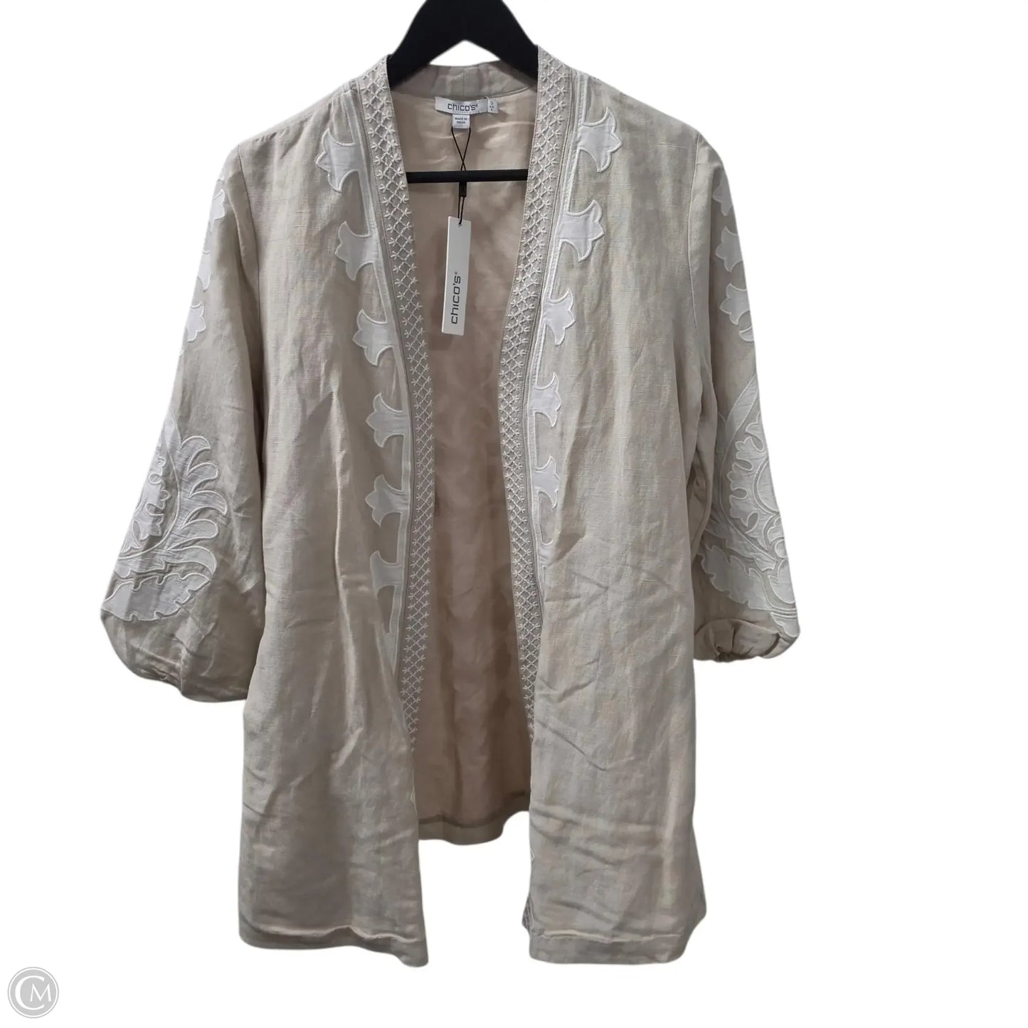 Cardigan By Chicos In Tan, Size: 4