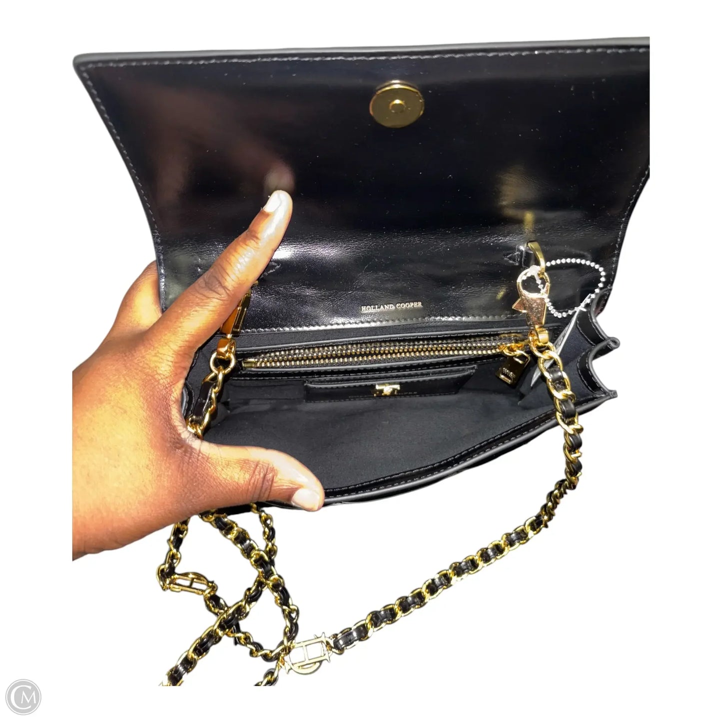 Handbag Leather By Clothes Mentor, Size: Small