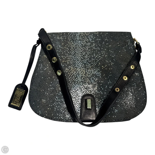 Handbag Leather By Badgley Mischka, Size: Medium