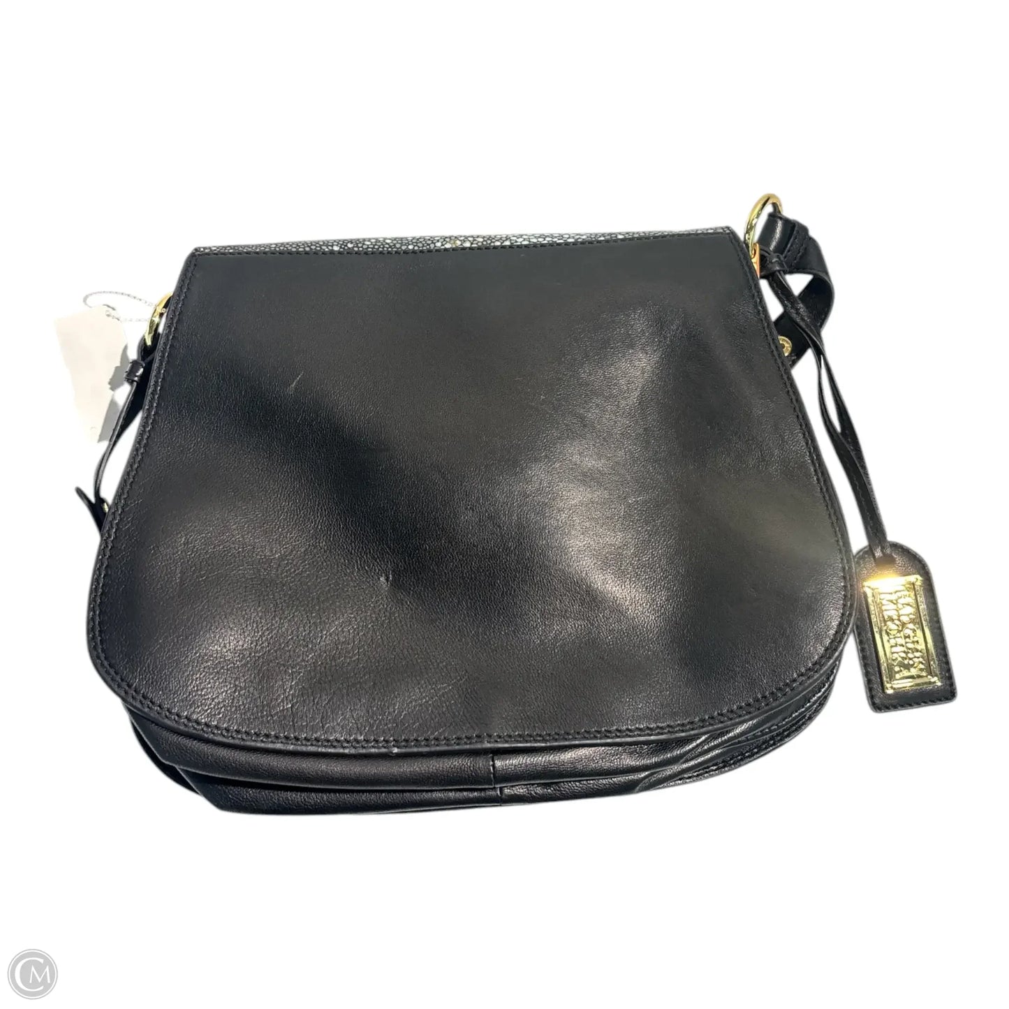 Handbag Leather By Badgley Mischka, Size: Medium