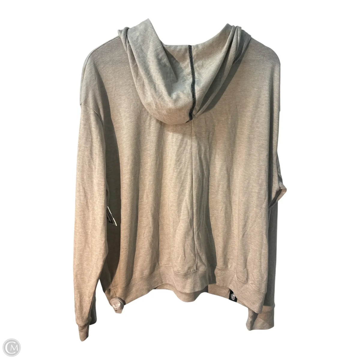 Top Long Sleeve Basic By Nike Apparel In Tan, Size: Xl