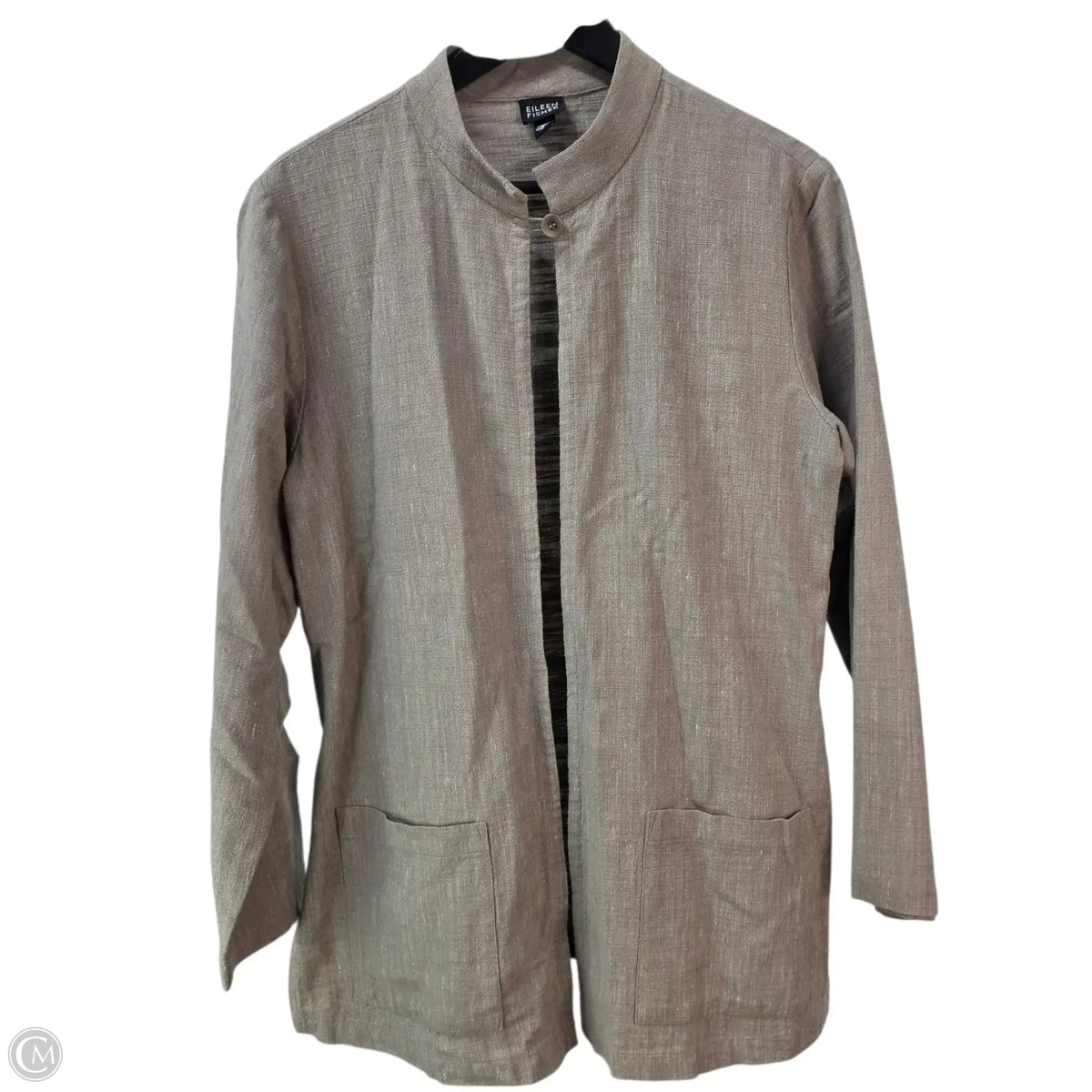 Jacket Other By Eileen Fisher In Tan, Size: M