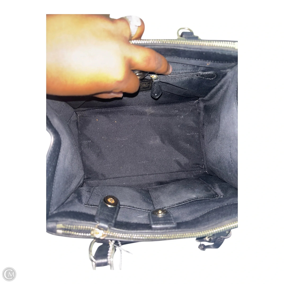 Handbag Designer By Coach, Size: Large
