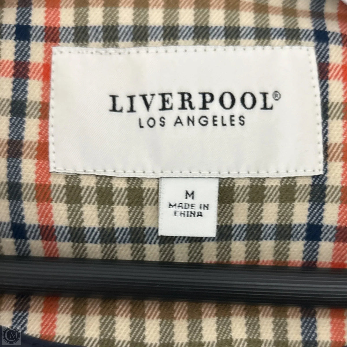 Blazer By Liverpool In Plaid Pattern, Size: M