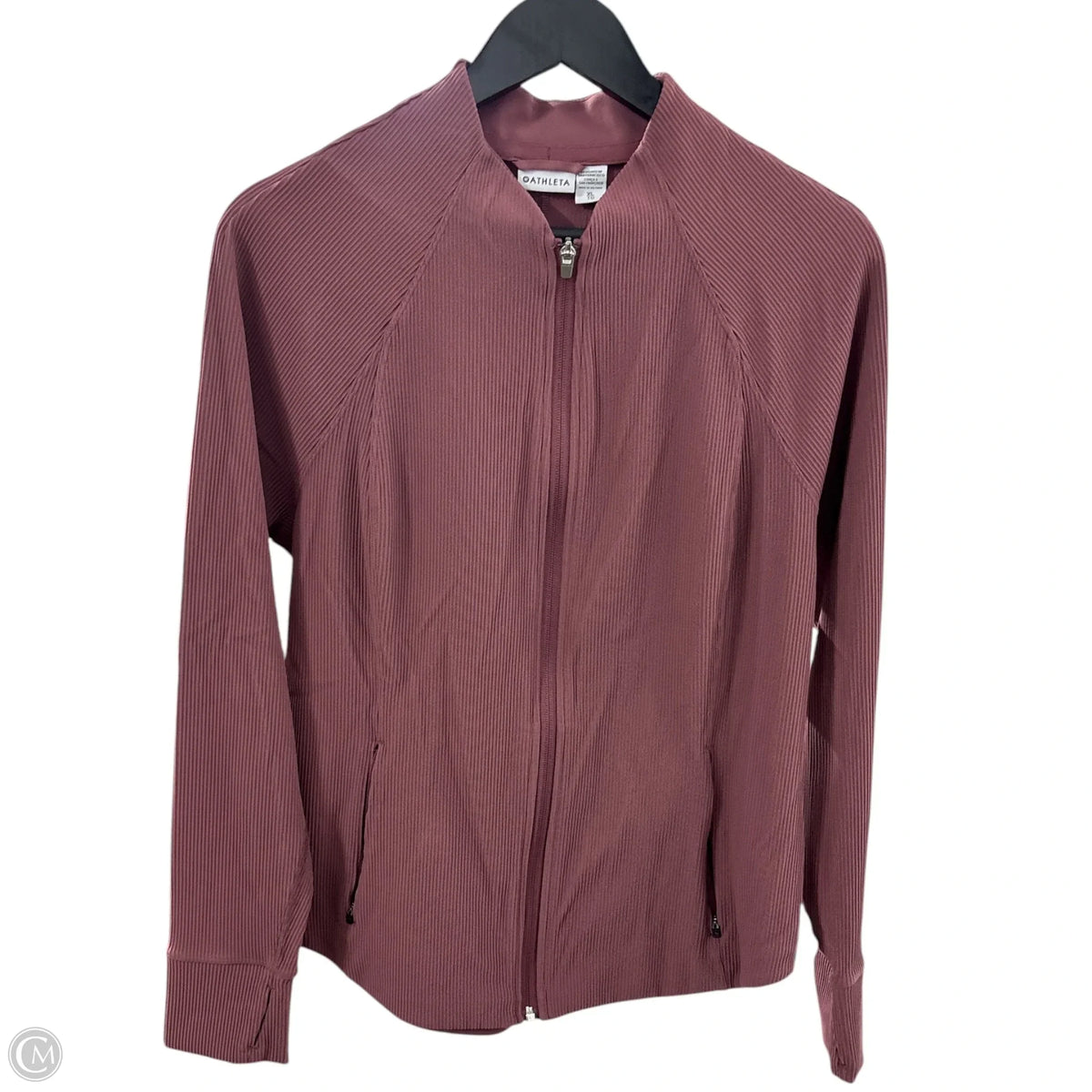 Athleta Athletic Zip Up In Pink, Size: XL