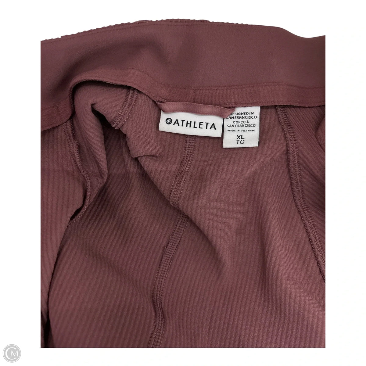 Athleta Athletic Zip Up In Pink, Size: XL