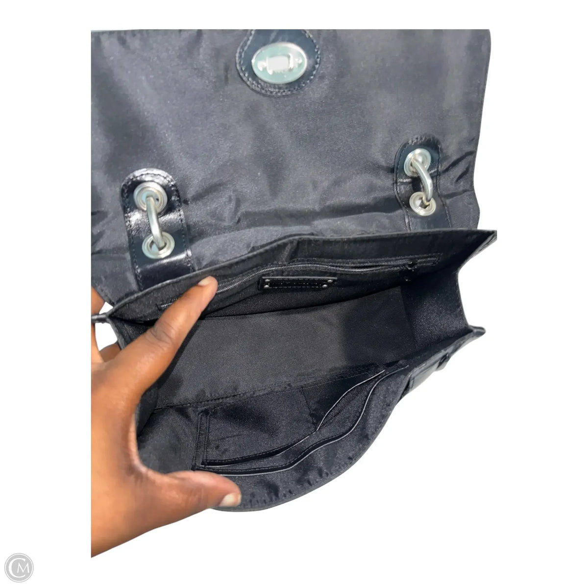 Handbag Leather By Kate Landry, Size: Medium