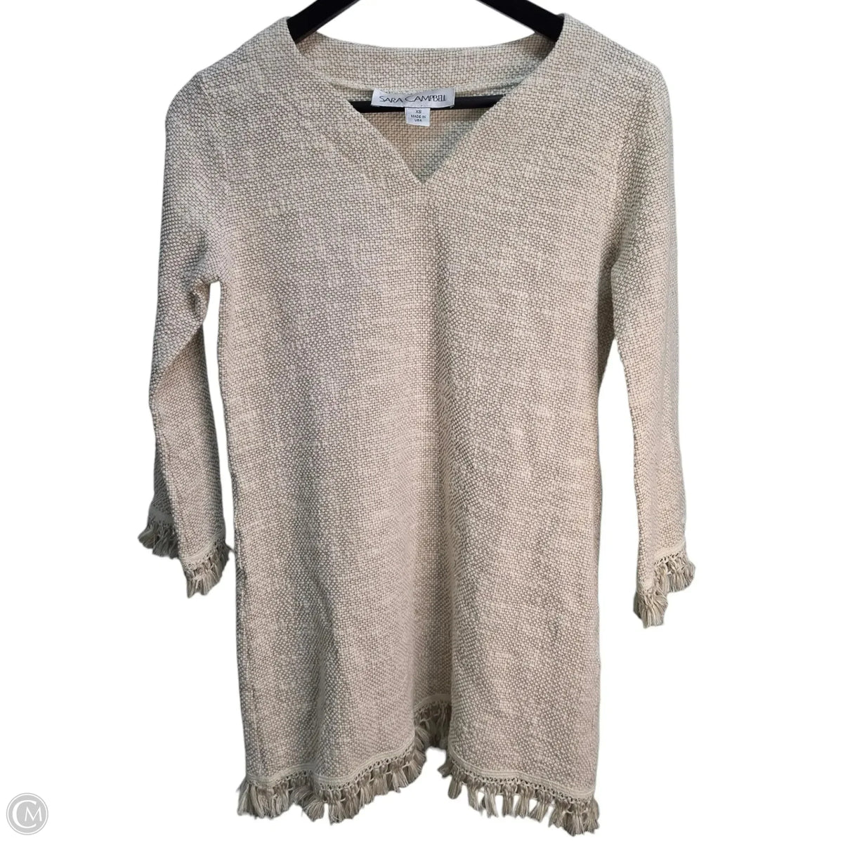 Top Long Sleeve Basic By Sara Campbell In Beige, Size: Xs