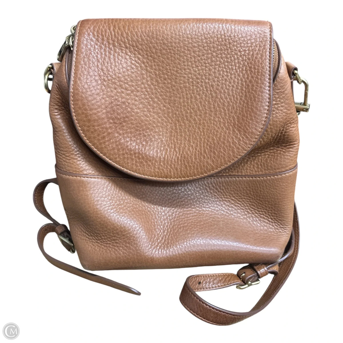 Handbag Leather By Clothes Mentor, Size: Medium