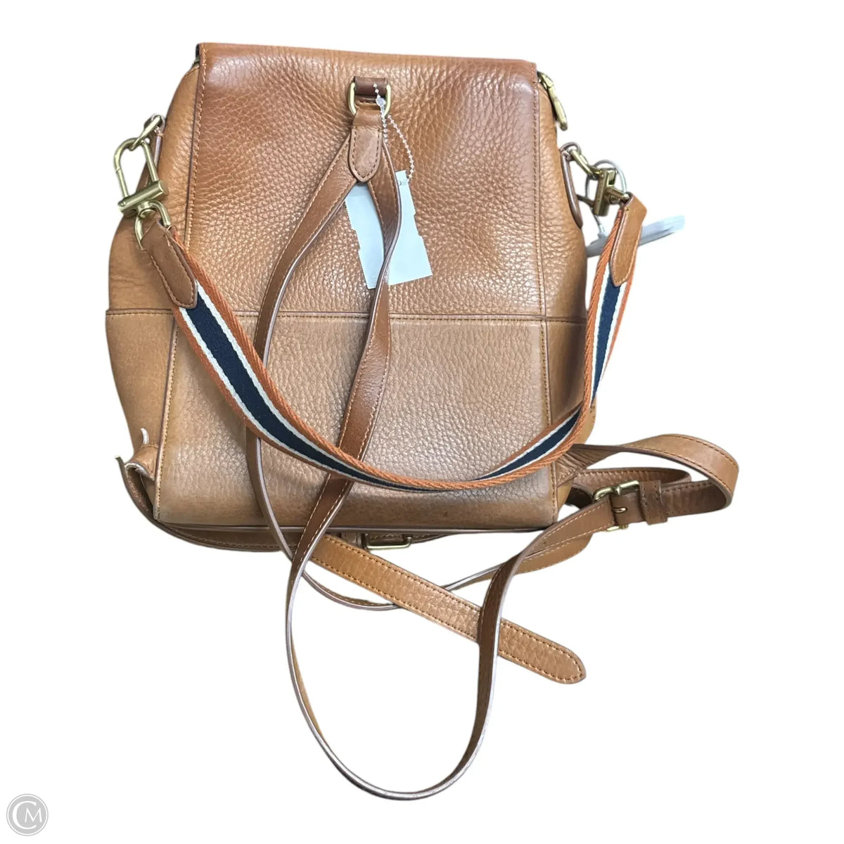 Handbag Leather By Clothes Mentor, Size: Medium