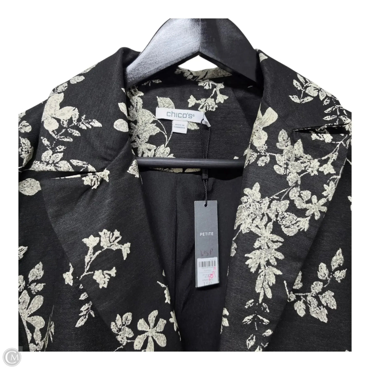Jacket Other By Chicos In Black, Size: 10p