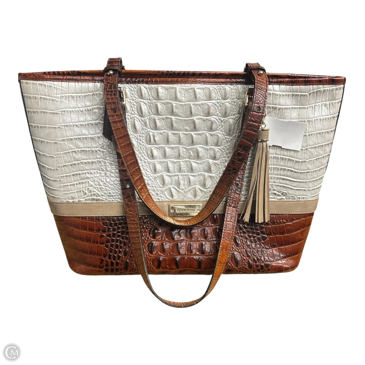 Handbag Designer By Brahmin, Size: Medium