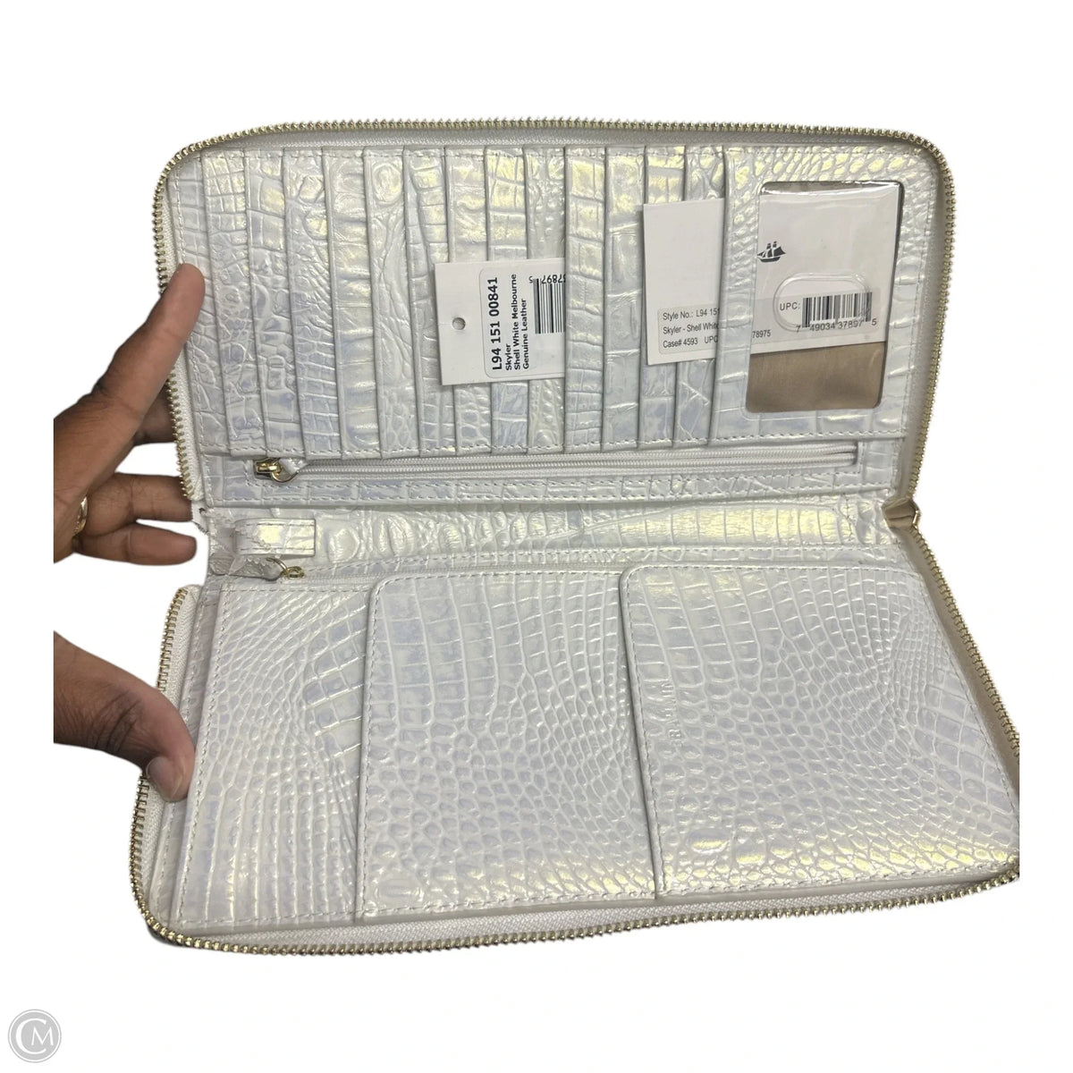 Wallet Designer By Brahmin, Size: Large
