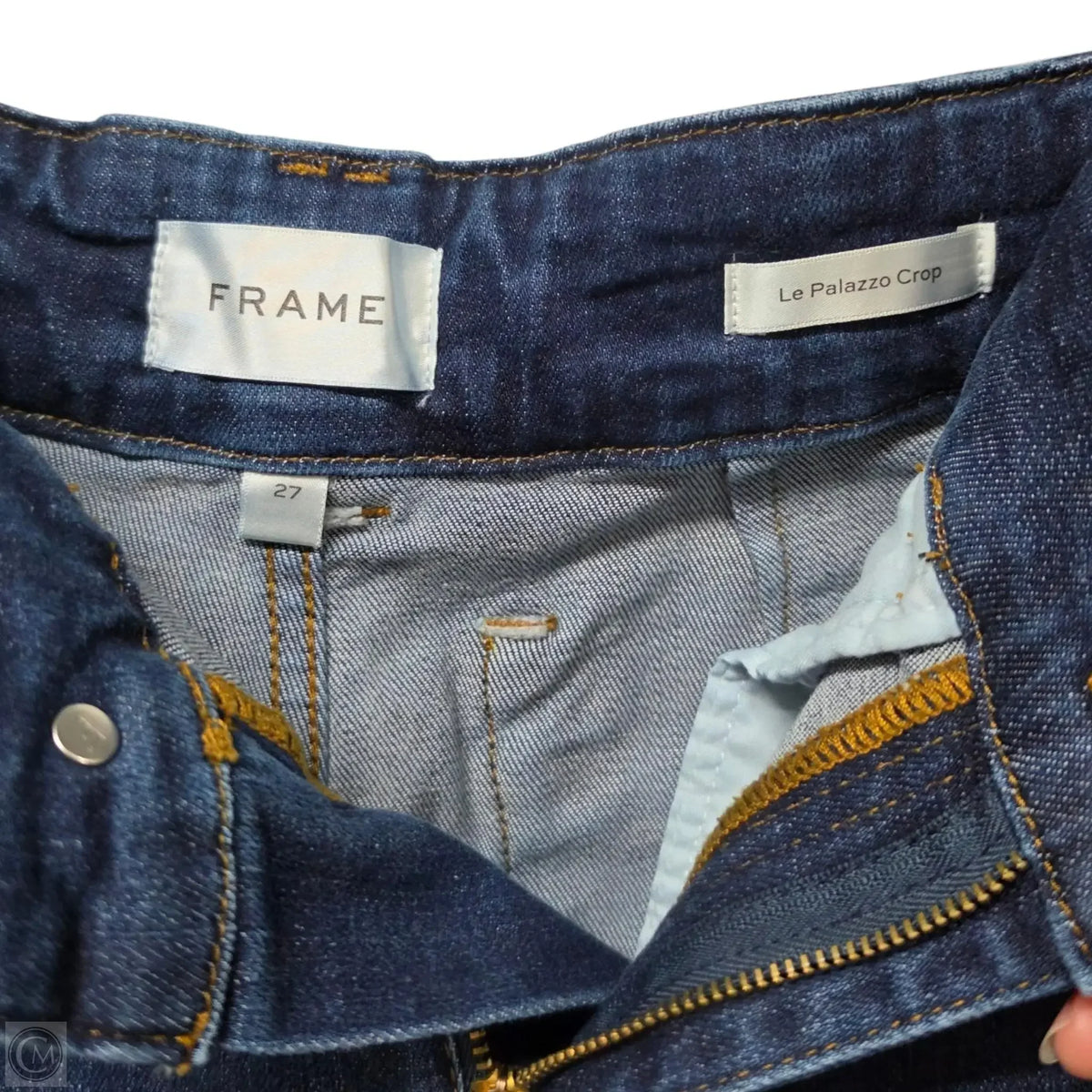 Jeans Boot Cut By Frame In Blue, Size: 4
