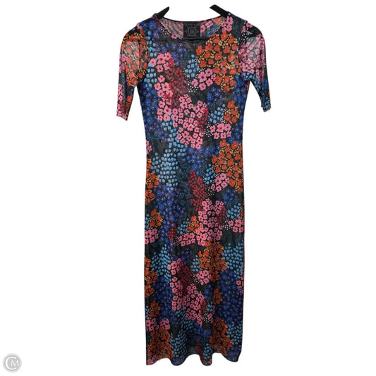 Dress Designer By Johnny Was In Floral Print, Size: Xs
