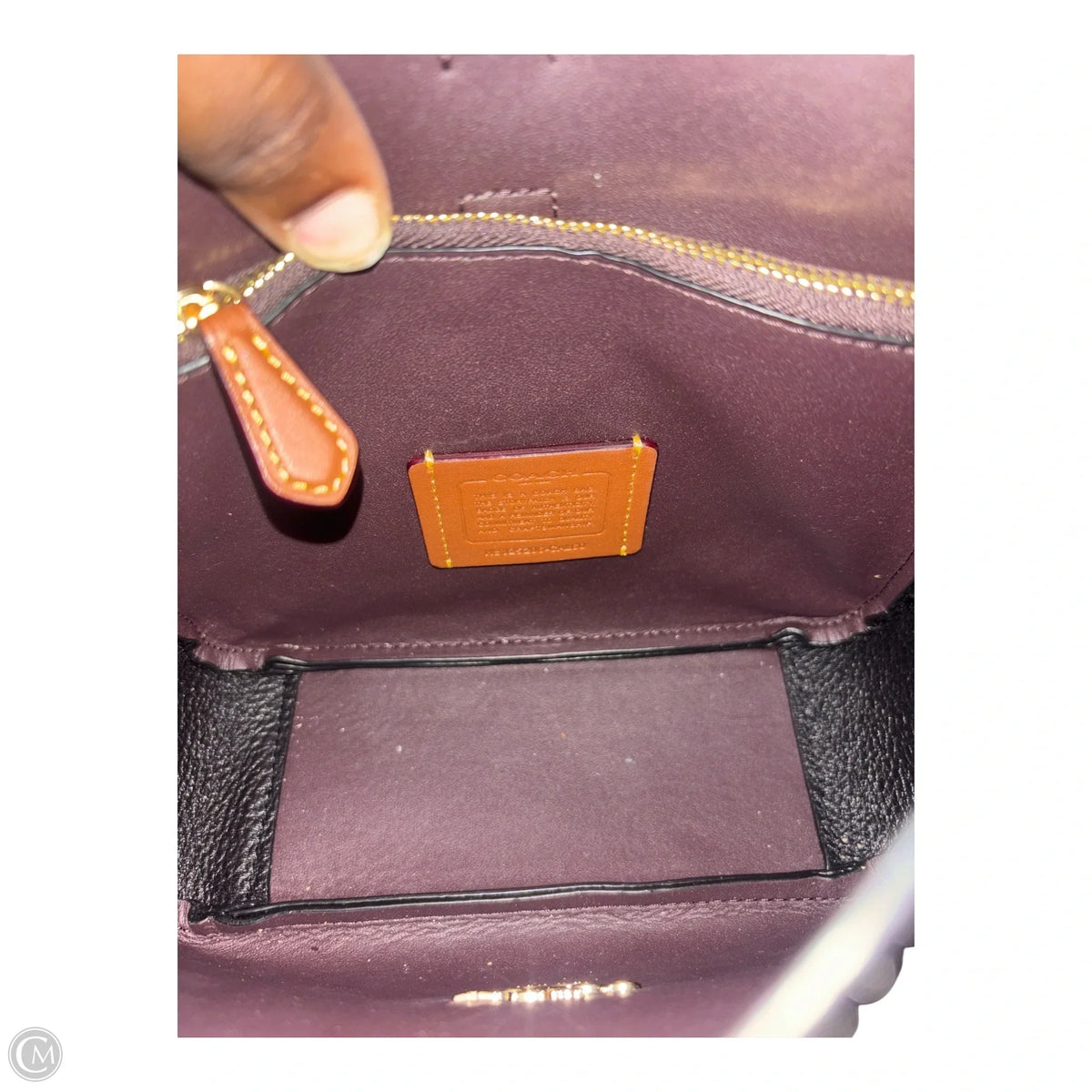 Handbag Designer By Coach, Size: Small