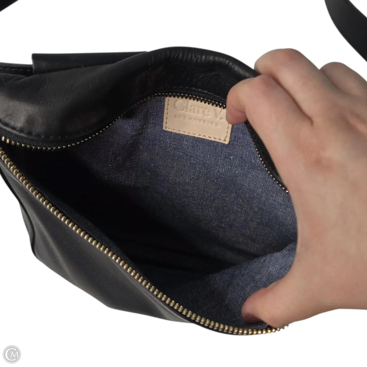 Belt Bag Leather By Clare V., Size: Small