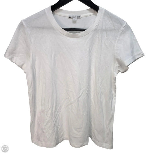 Top Short Sleeve Basic By James Perse In White, Size: S