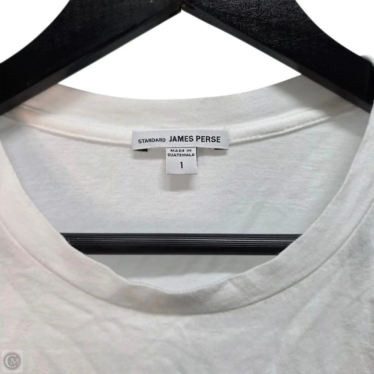 Top Short Sleeve Basic By James Perse In White, Size: S