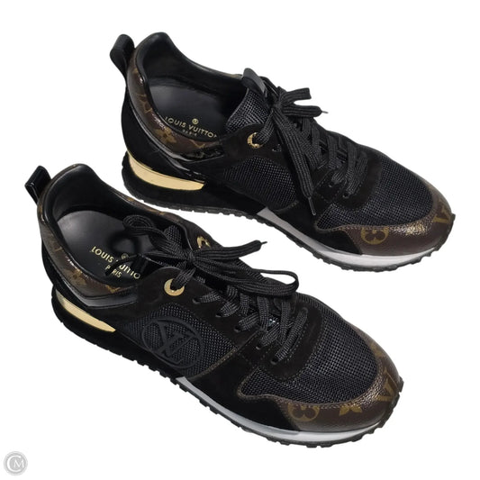 Shoes Luxury Designer By Louis Vuitton In Black & Brown