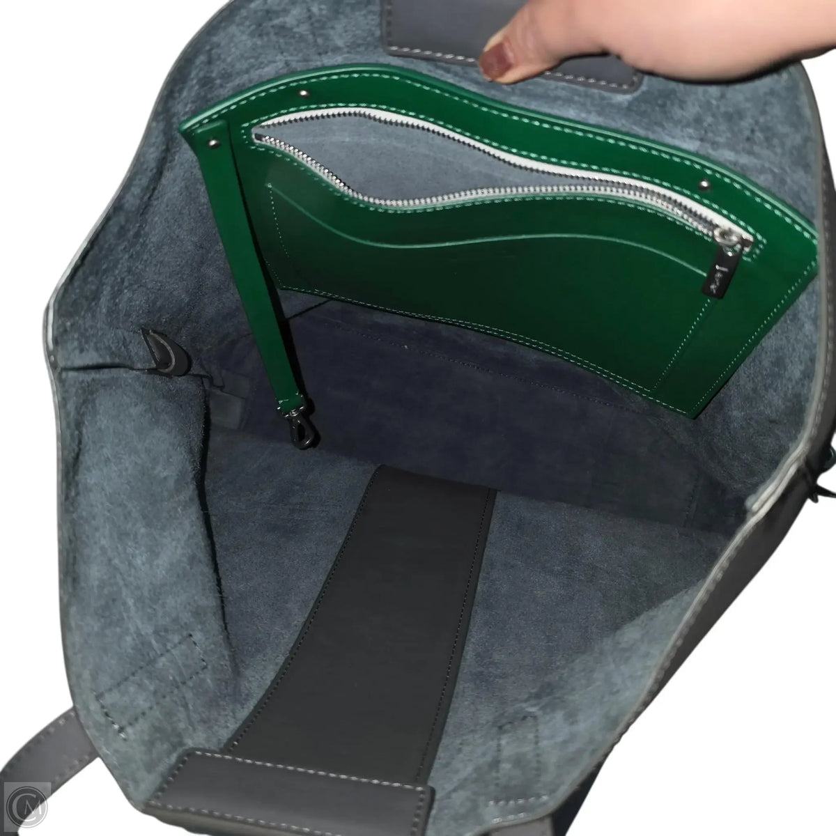 Tote Leather By Away, Size: Large