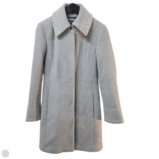 Coat Designer By Karl Lagerfeld In Grey, Size: S