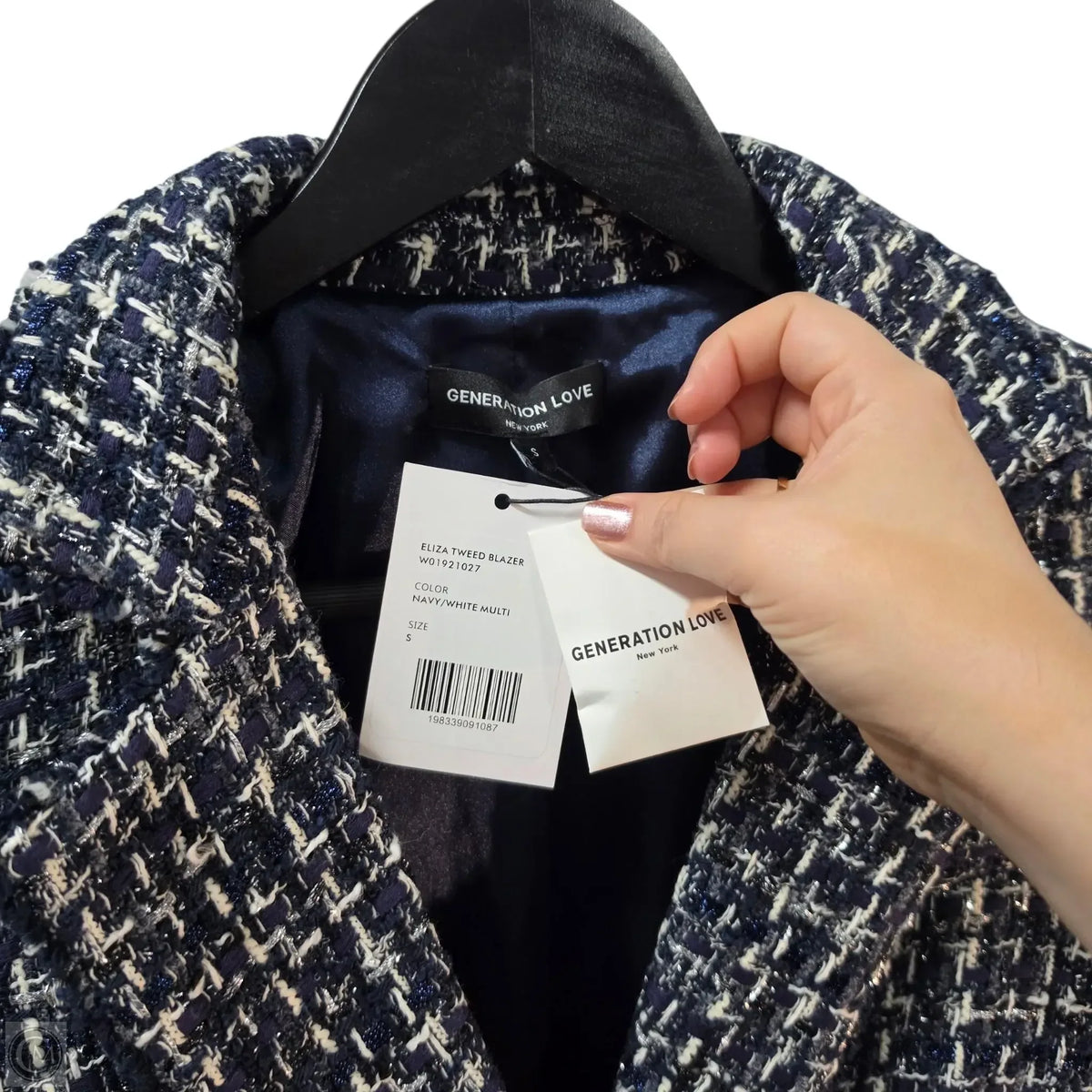 Blazer By Generation Love In Blue, Size: S