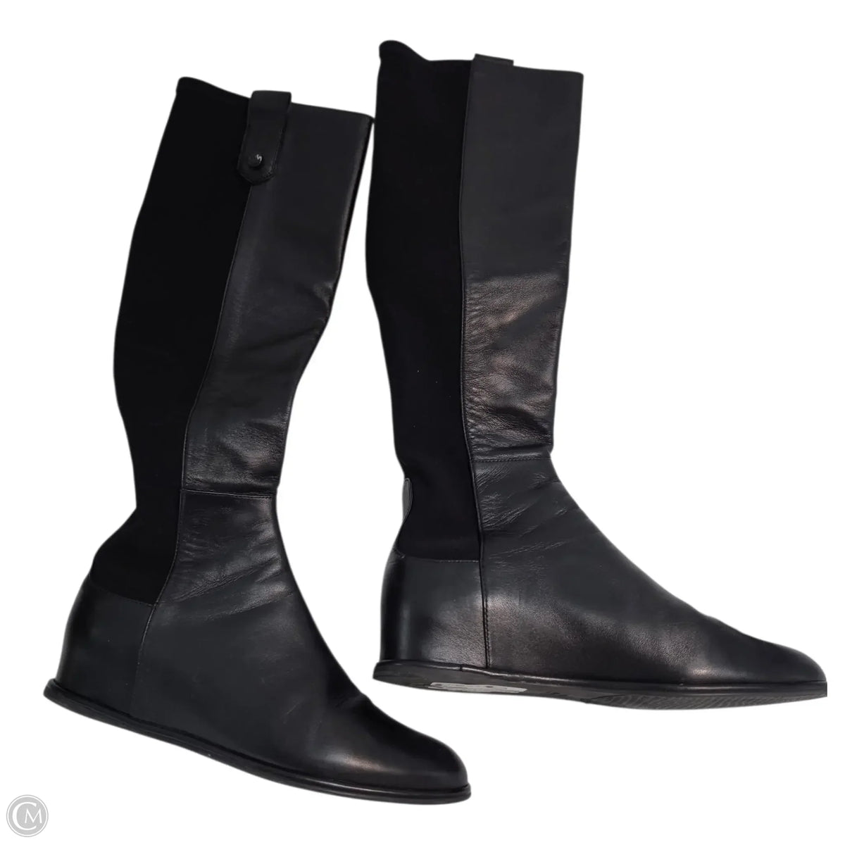 Boots Designer By Stuart Weitzman In Black, Size: 8.5