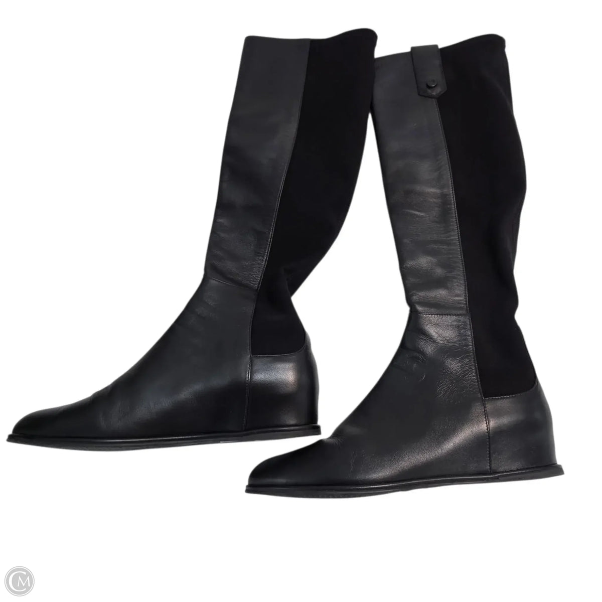Boots Designer By Stuart Weitzman In Black, Size: 8.5