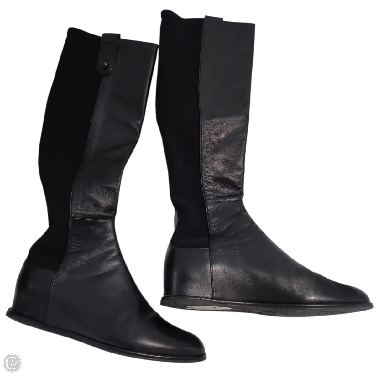 Boots Designer By Stuart Weitzman In Black, Size: 8.5