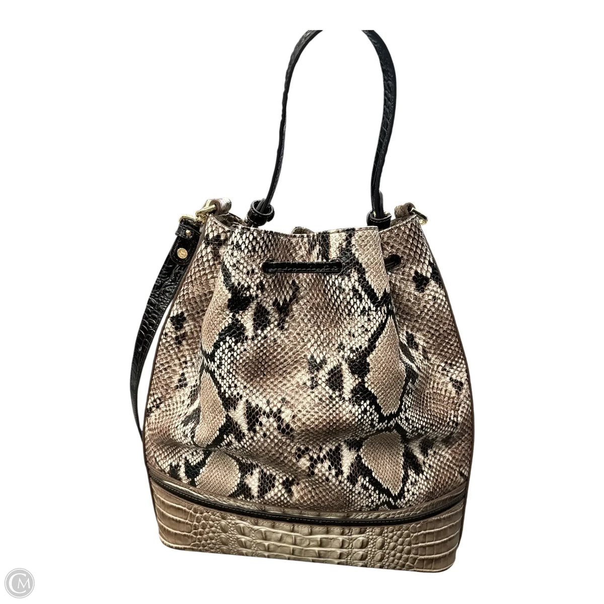 Handbag Designer By Brahmin, Size: Large