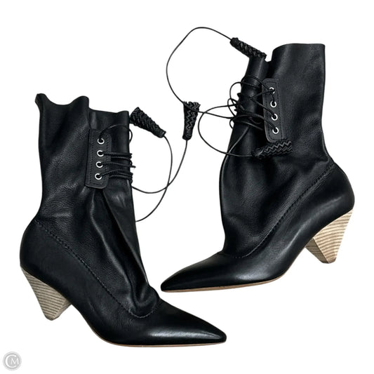 Boots Designer By Coach In Black, Size: 7