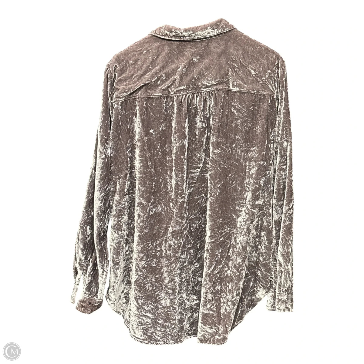 Top Long Sleeve Basic By Pilcro In Purple, Size: Xl