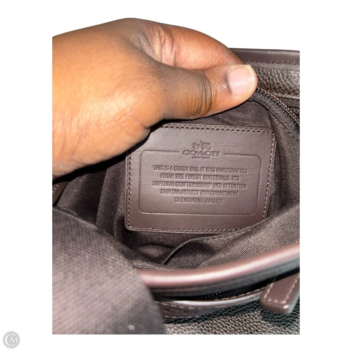 Handbag Designer By Coach, Size: Medium