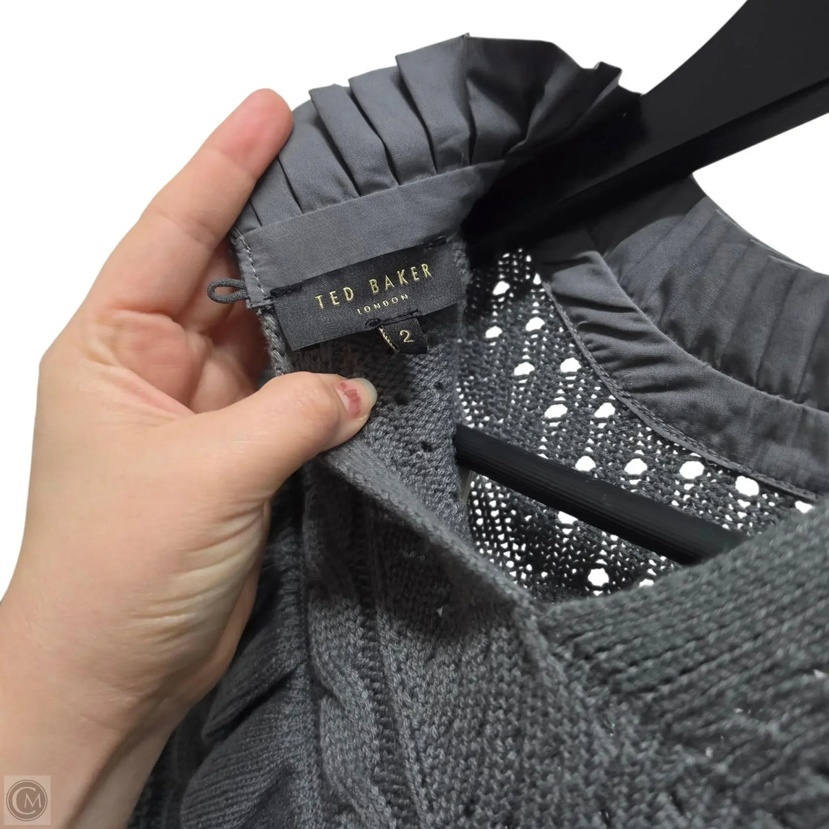 Sweater By Ted Baker In Grey, Size: S