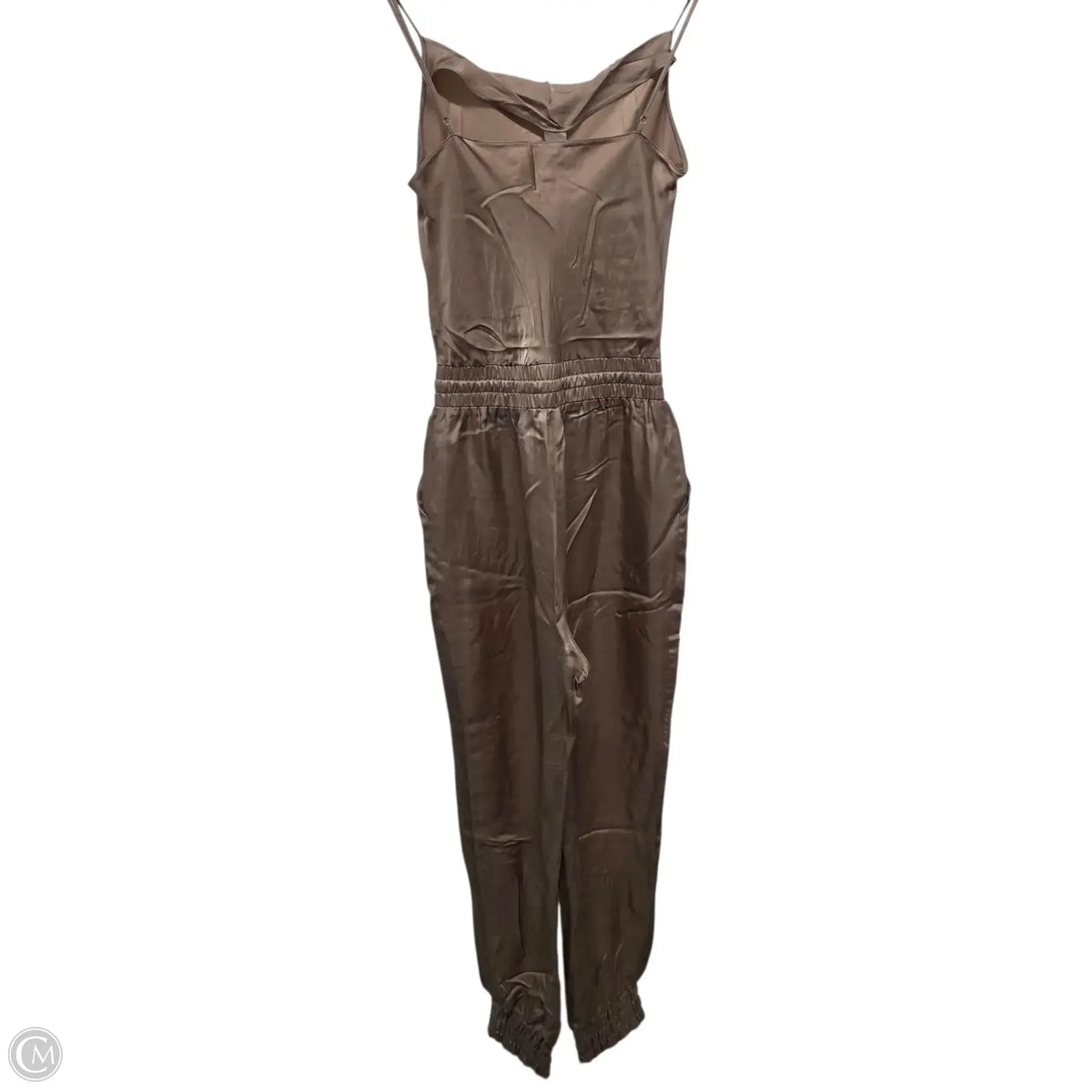 Cinc A Sept Jumpsuit In Tan, Size: S
