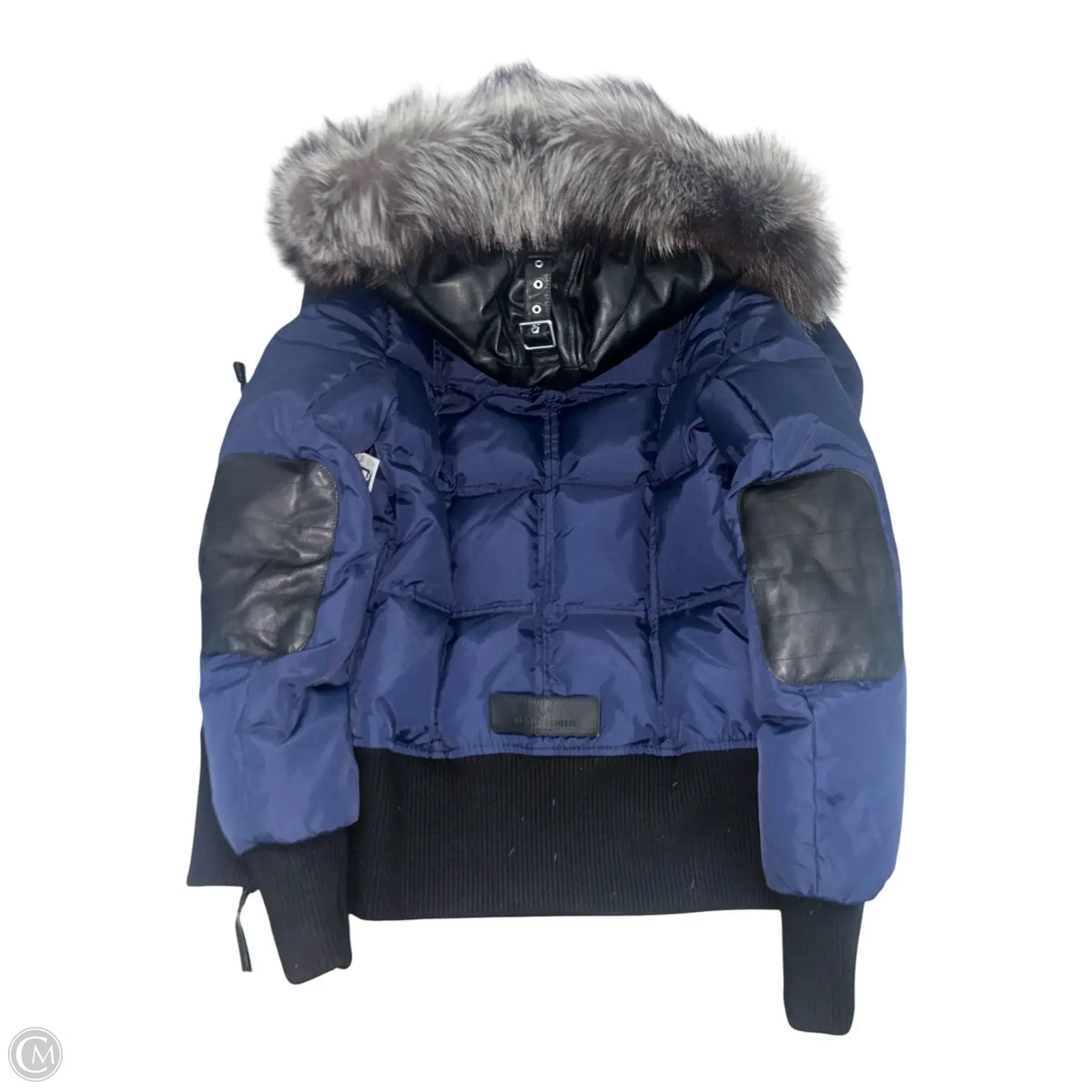 Coat Parka By Clothes Mentor In Navy, Size: S
