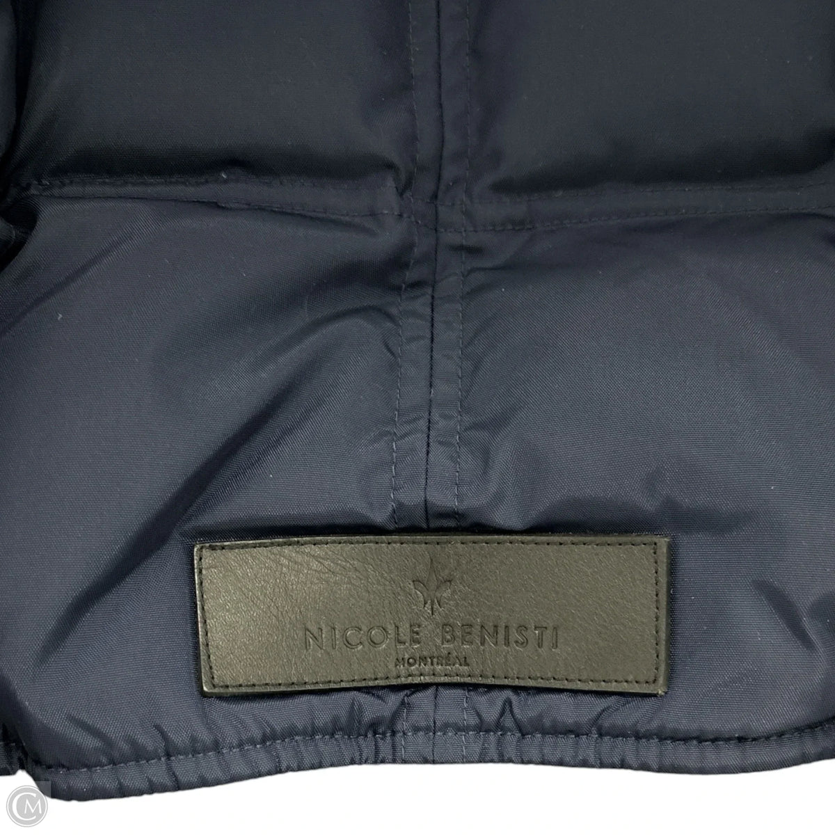 Coat Parka By Clothes Mentor In Navy, Size: S