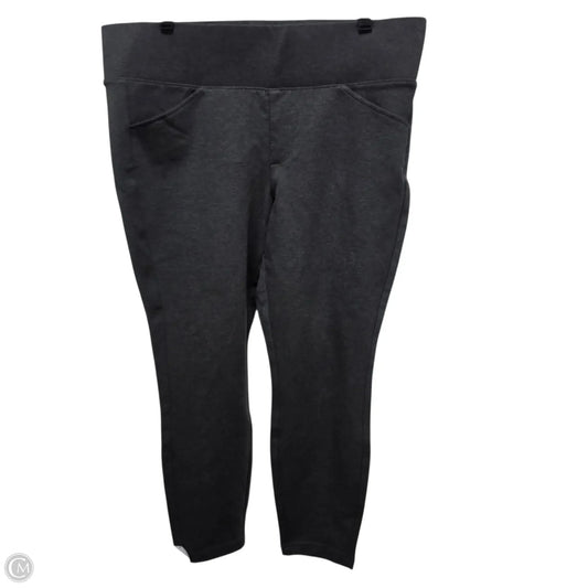 Torrid Leggings In Grey, Size: 1X