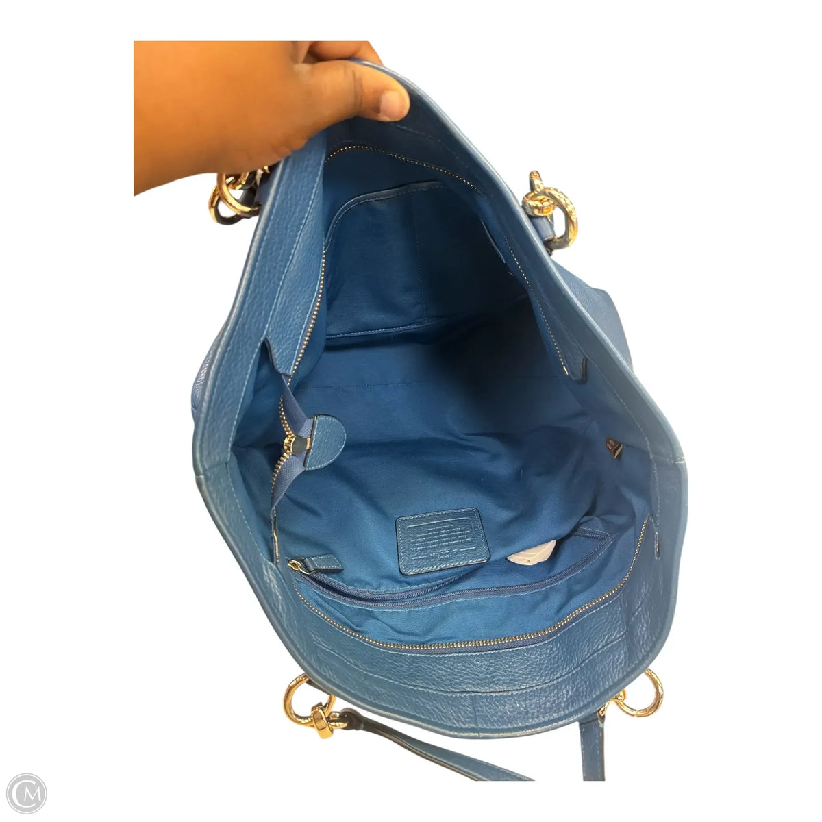 Handbag Designer By Coach, Size: Large