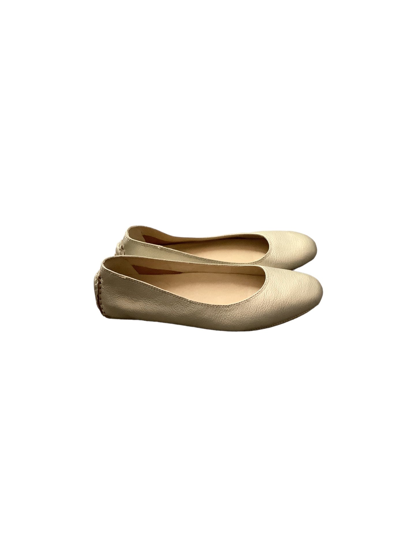 Gold Shoes Flats Ballet Michael By Michael Kors, Size 6